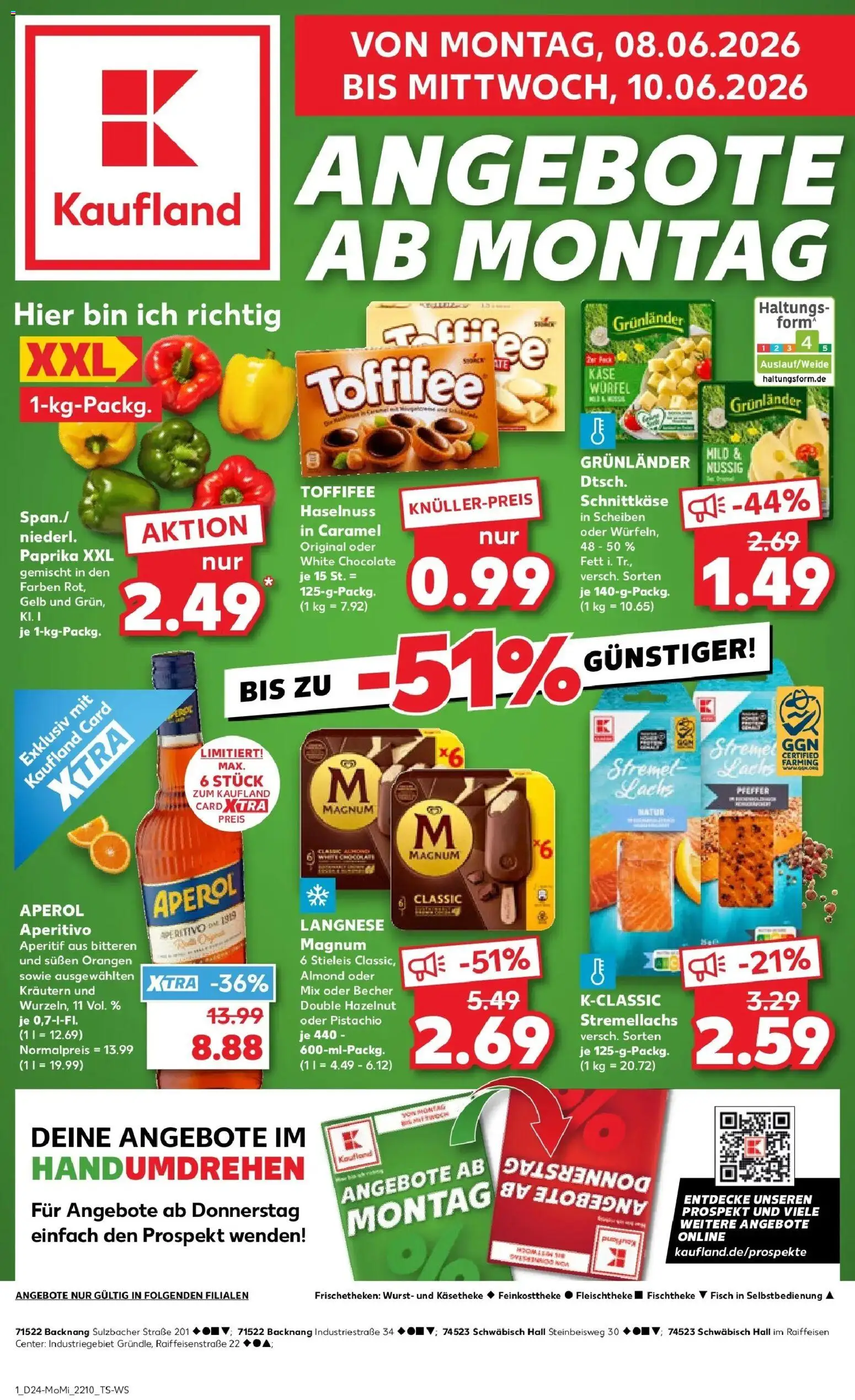 Vorschau von dem Prospekt des Geschäftes Kaufland, gültig ab dem 08.06.2026