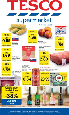 Náhľad Tesco letáku platného od 15.07.2026