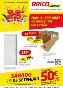Pré-visualização do folheto da loja BricoMarché válida a partir de 19/09/2026