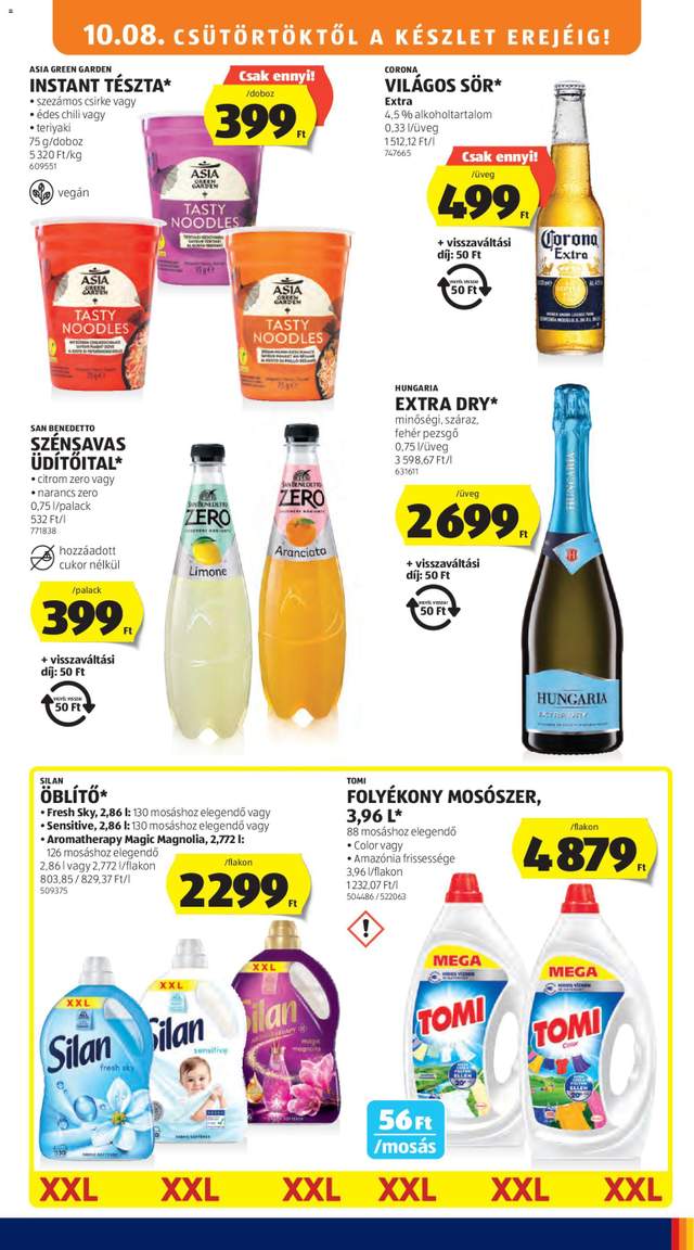 Új Aldi akciós újság 10.08.