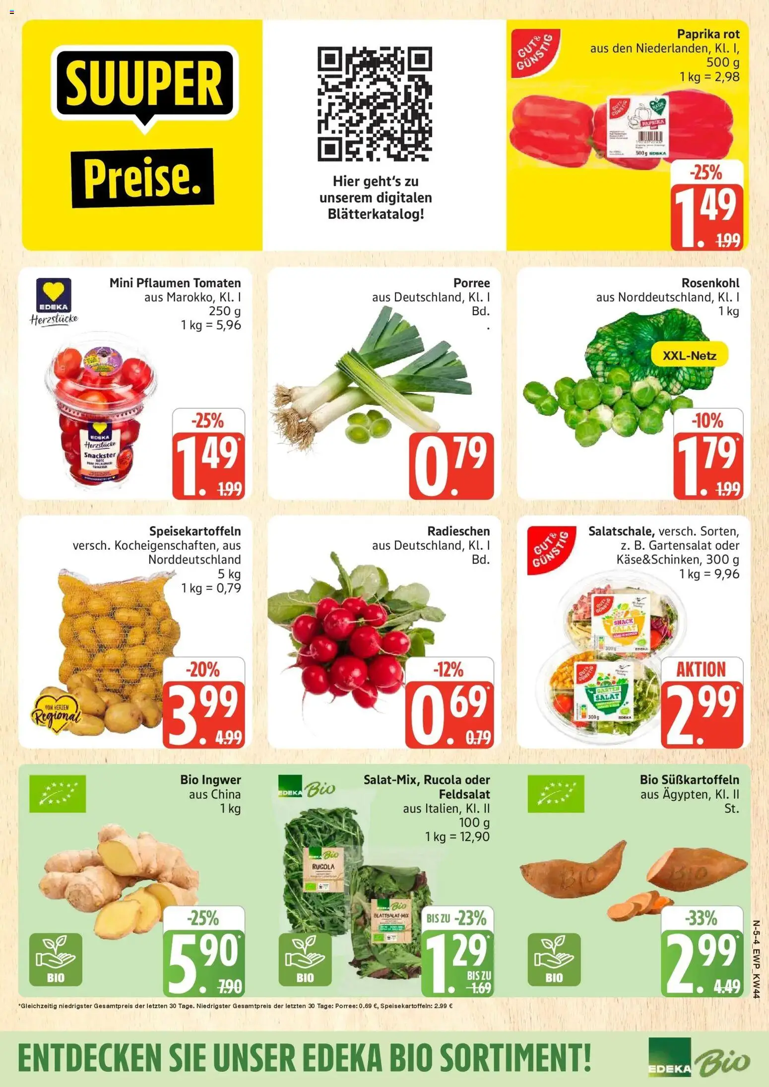 Vorschau von dem Prospekt des Geschäftes Edeka, gültig ab dem 26.10.2026