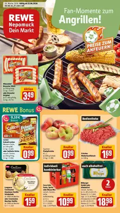 Vorschau von dem Prospekt des Geschäftes Rewe, gültig ab dem 21.06.2026