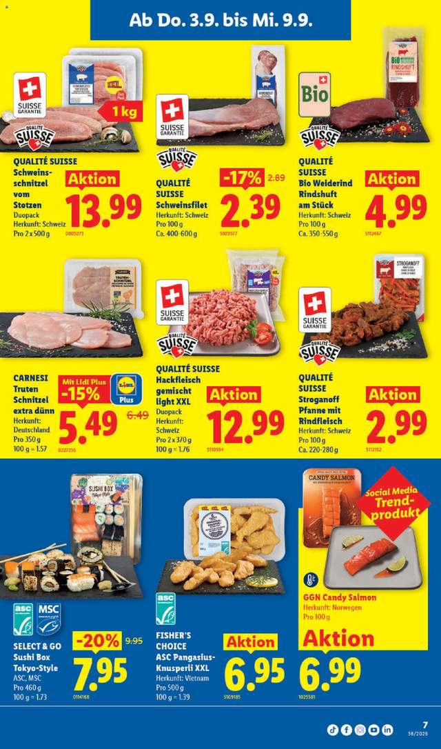 Neue Lidl Aktionen ab 03.09.