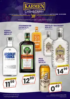 Náhľad KARMEN CBA letáku platného od 27.04.2026