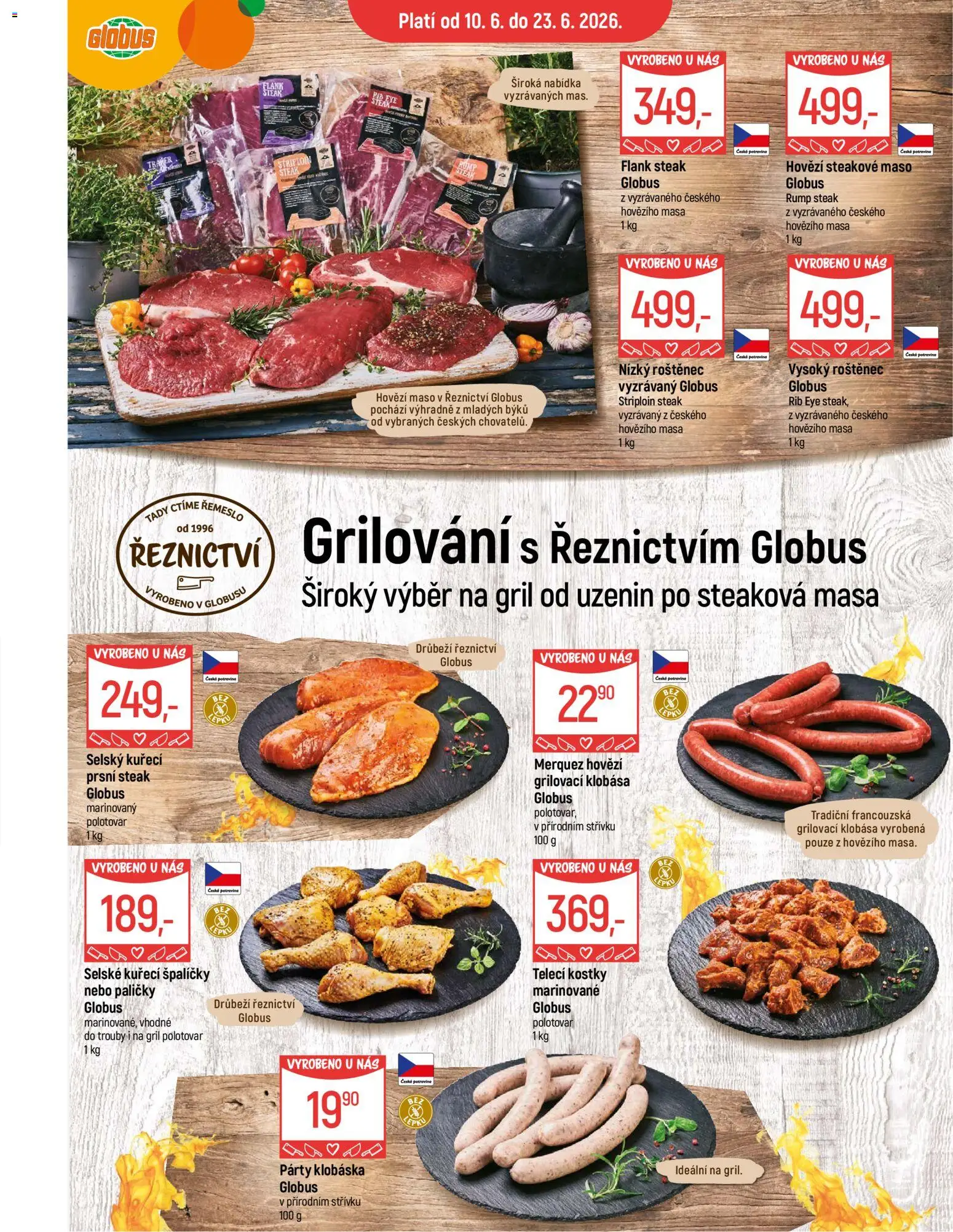 Náhled nabídky: Globus Globus leták - Grilování platný od 10.06.2026