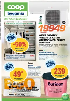 Forhåndsvis Coop Byggmix kundeavis fra butikk Coop Byggmix gyldig fra 17/08/2026
