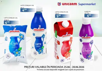 Previzualizarea de cataloage: Unicarm Unicarm Catalog Produse lactate valabil de la 25.06.2026