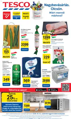 Tesco - Tesco aktuális akciós újság megtekintése, amely érvényes 2026.05.14.-től