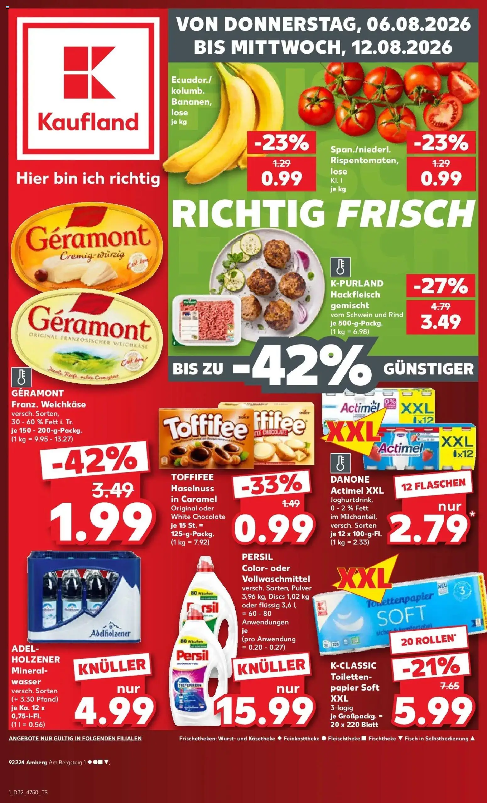 Vorschau von dem Prospekt des Geschäftes Kaufland, gültig ab dem 06.08.2026