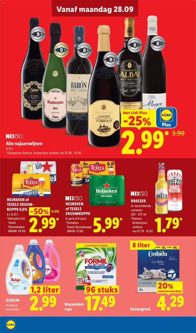 Nieuwe Lidl folder vanaf 28-09
