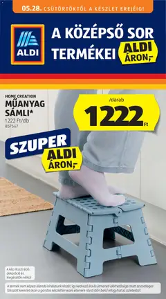 Aldi - Aldi Középső sor termékei megtekintése, amely érvényes 2026.05.28.-től