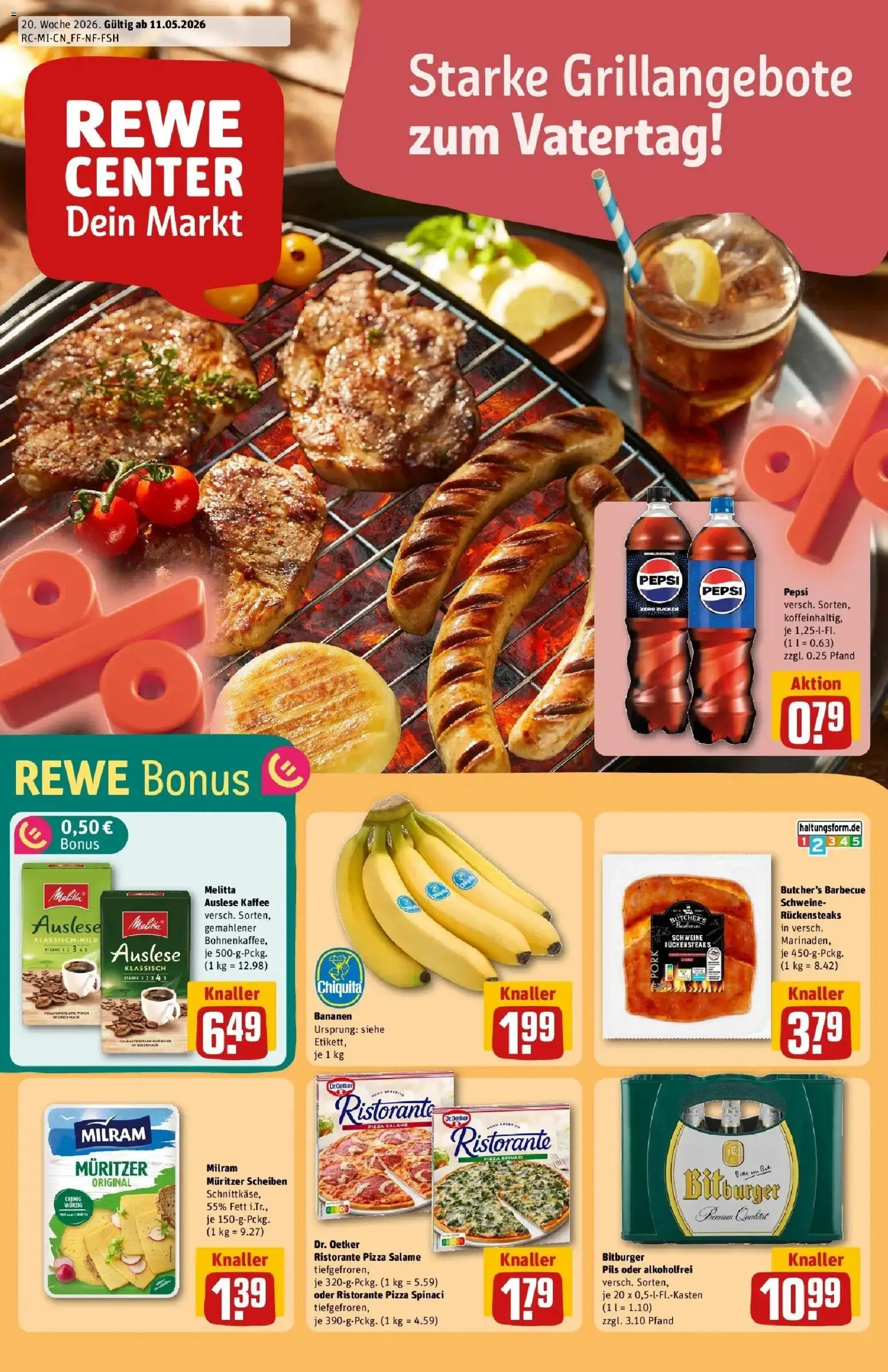 Vorschau von dem Prospekt des Geschäftes Rewe, gültig ab dem 10.05.2026