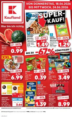 Vorschau von dem Prospekt des Geschäftes Kaufland, gültig ab dem 18.06.2026