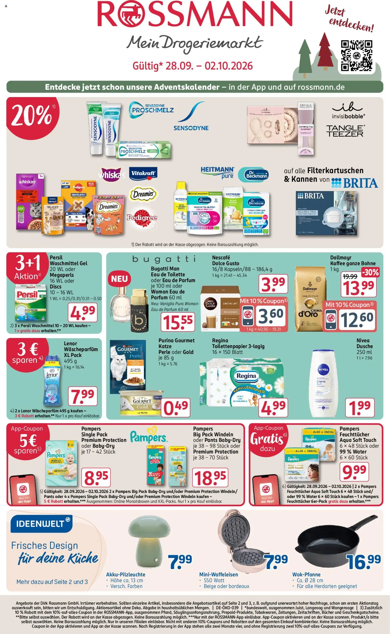 Vorschau von dem Prospekt des Geschäftes Rossmann, gültig ab dem 28.09.2026