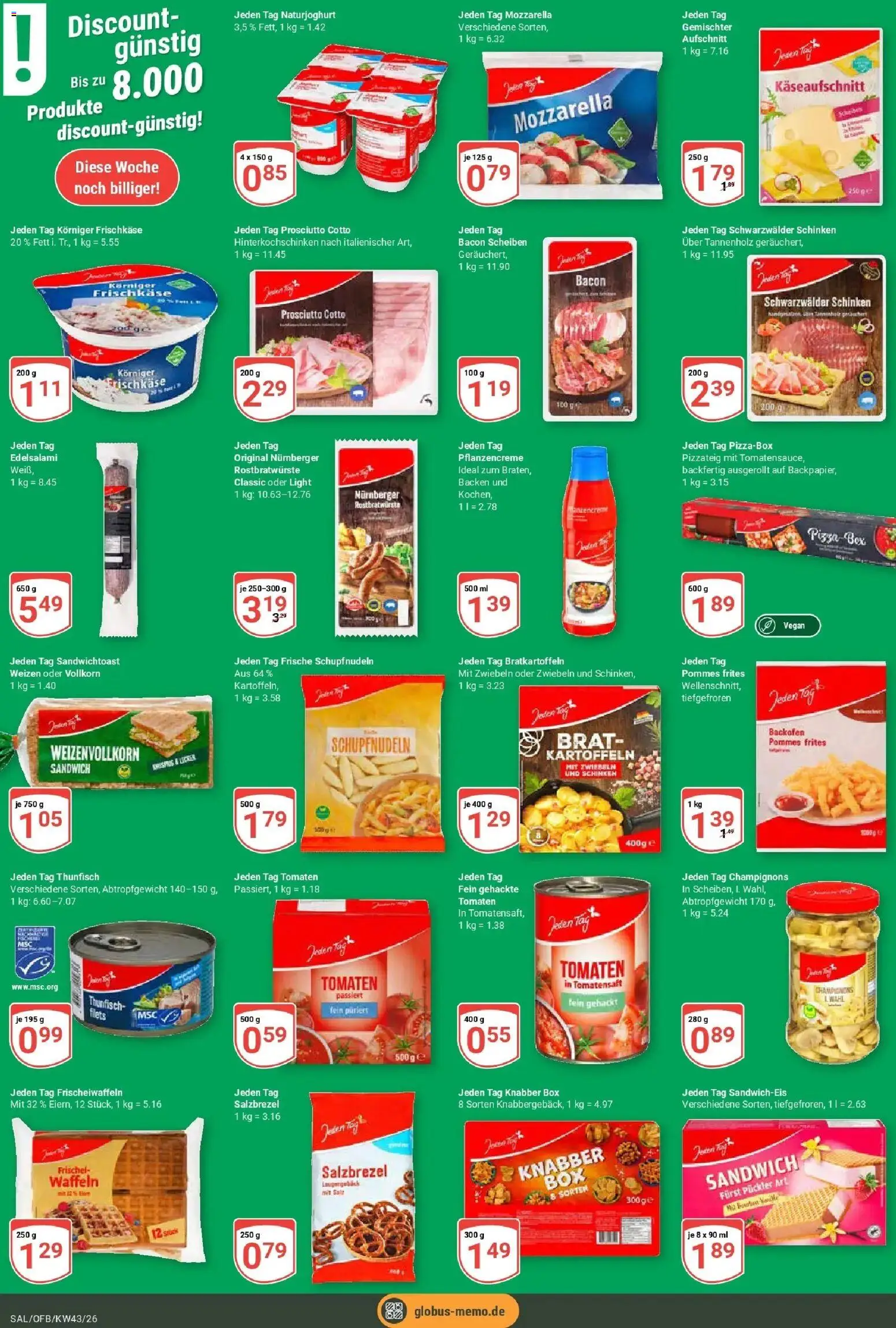 Vorschau von dem Prospekt des Geschäftes Globus, gültig ab dem 19.10.2026