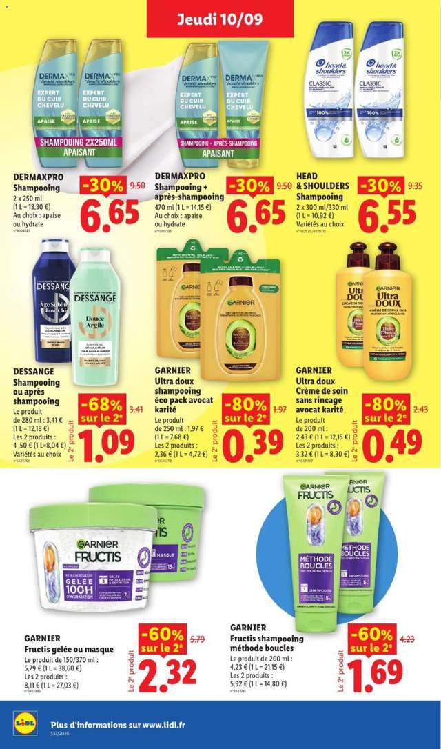 Nouveau catalogue Lidl à partir du 10/09