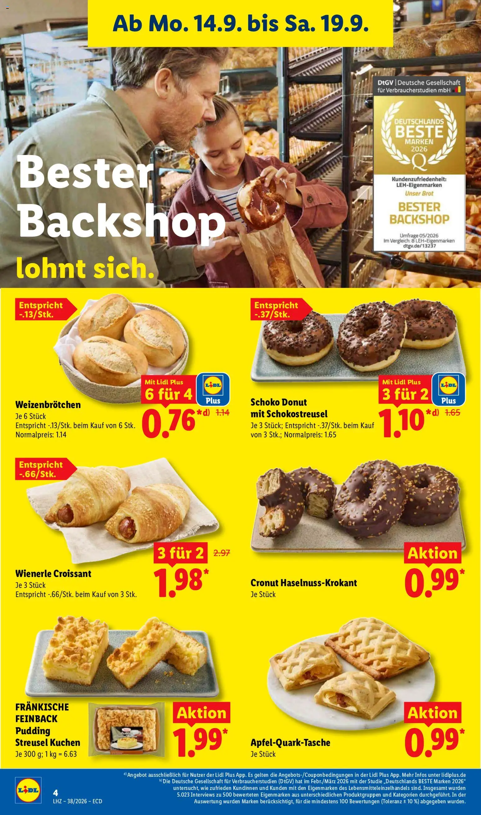 Vorschau von dem Prospekt des Geschäftes Lidl, gültig ab dem 14.09.2026 - Wasser, Laserdrucker
