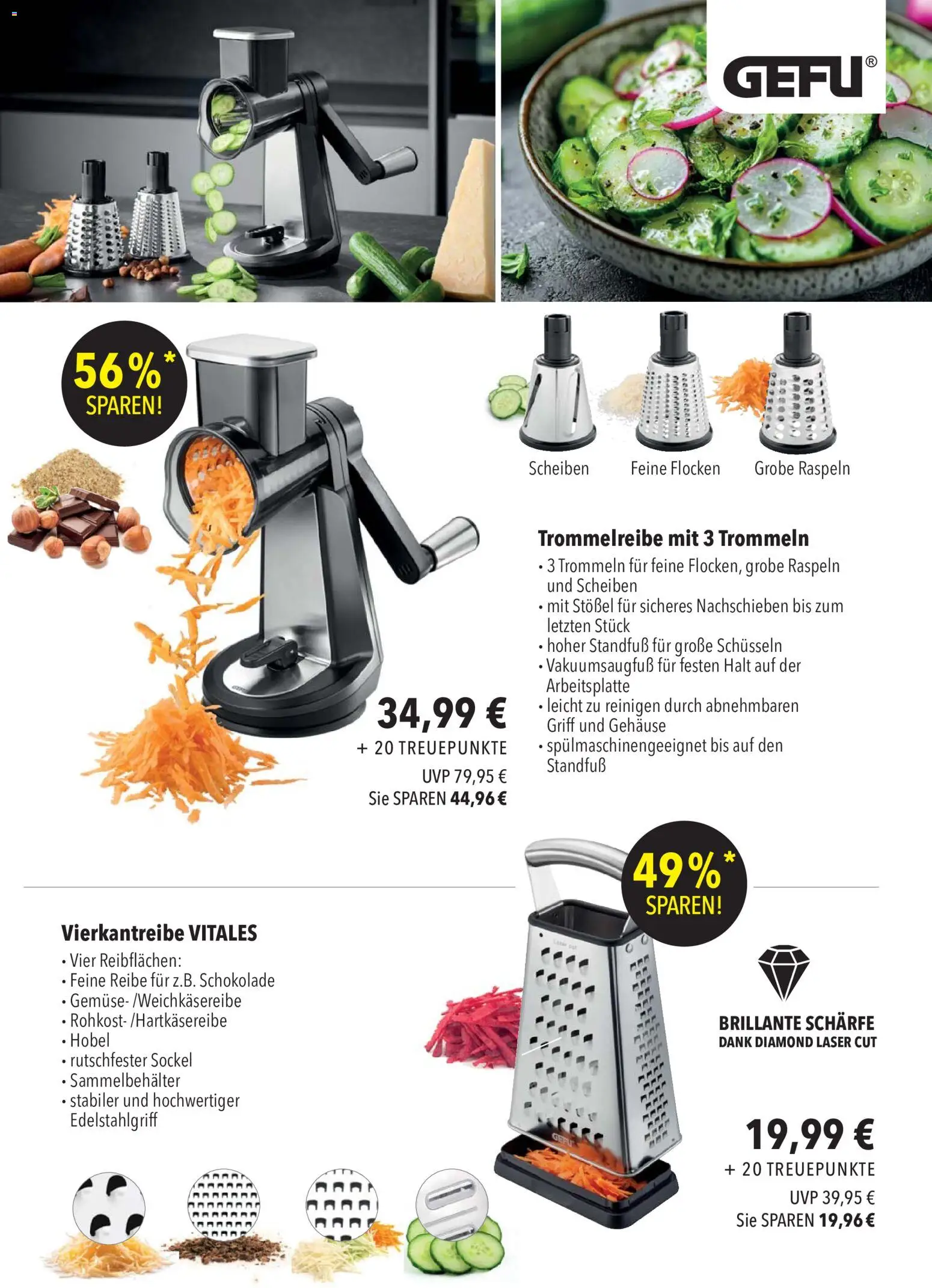 Vorschau von dem Prospekt des Geschäftes CITTI Markt, gültig ab dem 09.09.2026 - Schokolade, Gemüse, Hobel, Flocken