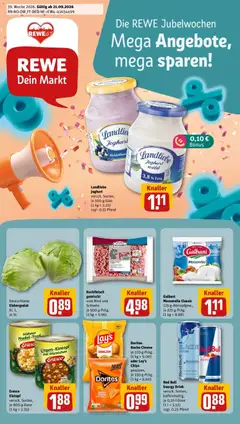 Vorschau von dem Prospekt des Geschäftes Rewe, gültig ab dem 21.09.2026