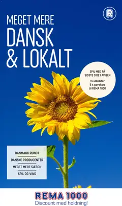 Eksempel på tilbudsavis Rema 1000 - Dansk & Lokalt fra butik Rema 1000 gyldig fra 14/07/2026