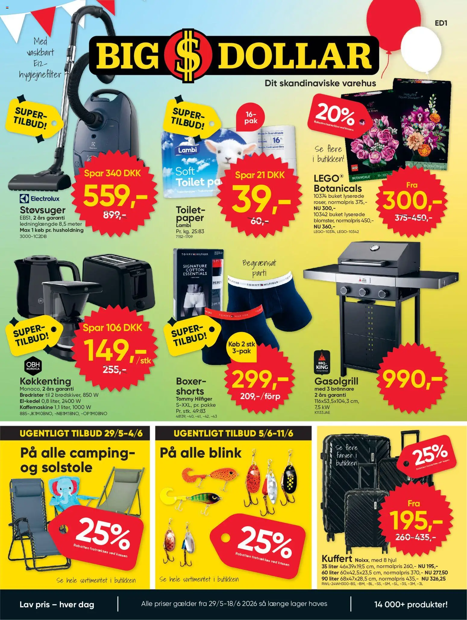 Eksempel på tilbudsavis Big Dollar - Tillbudsavis fra butik Bigdollar gyldig fra 29/05/2026