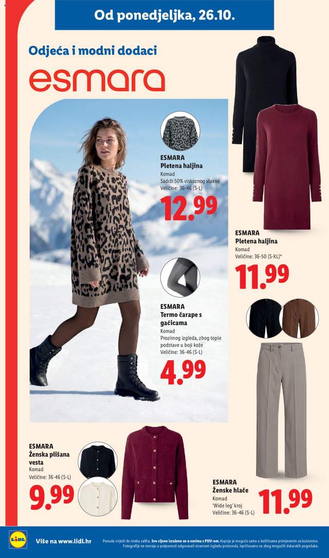 Novi Lidl katalog od 26.10.