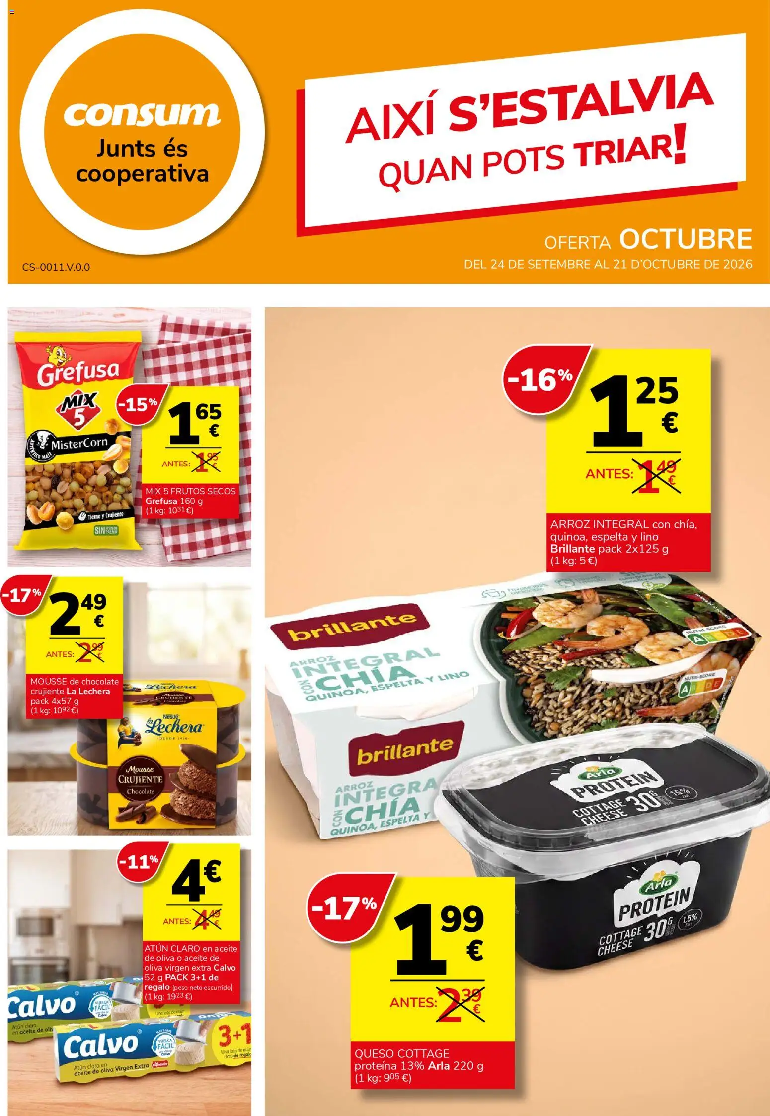 Vista previa del folleto de la tienda Consum válido desde el 24/09/2026 