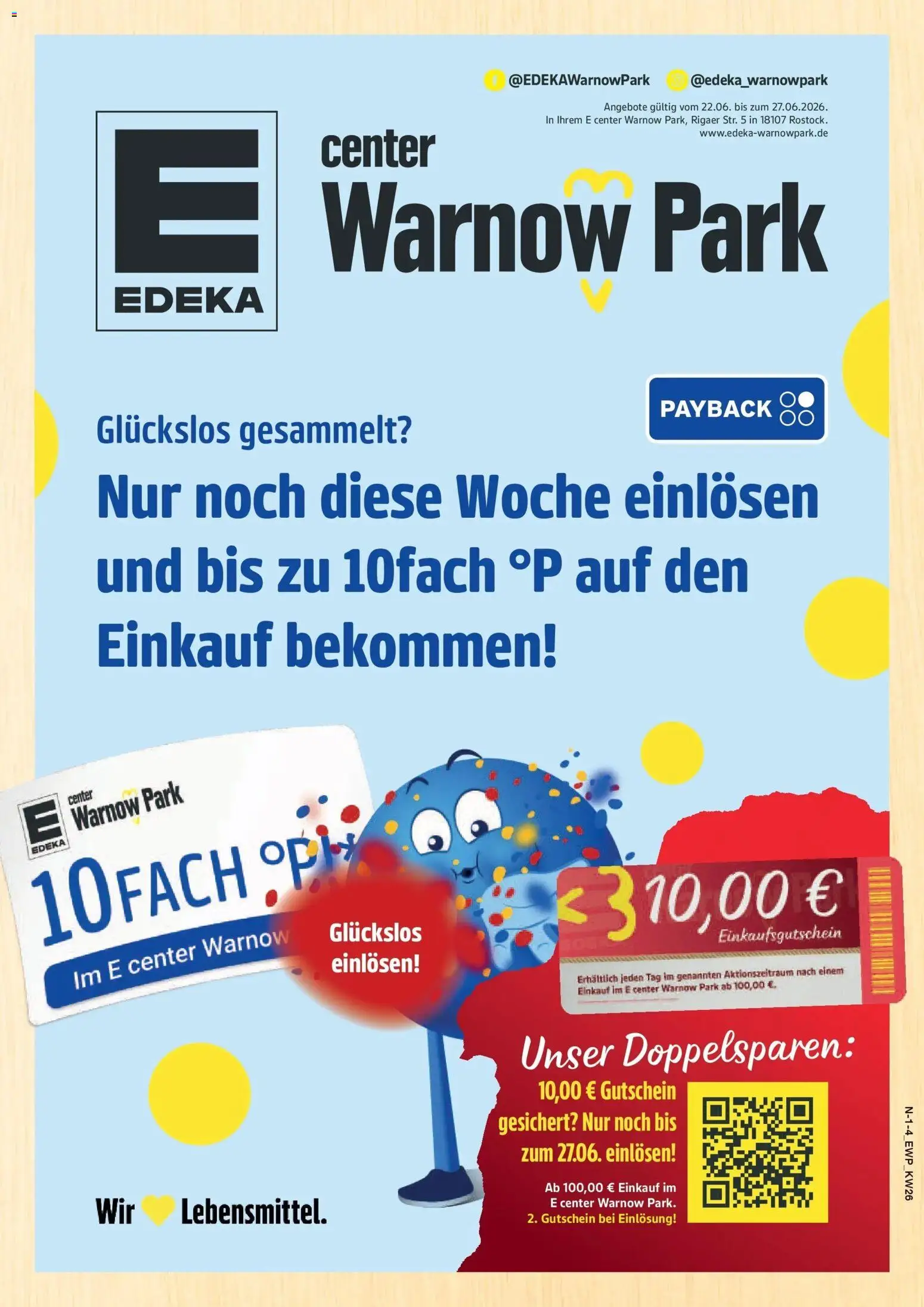 Vorschau von dem Prospekt des Geschäftes Edeka, gültig ab dem 22.06.2026