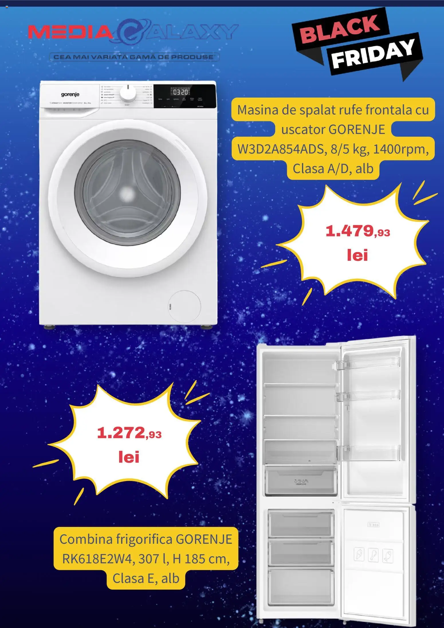 Previzualizarea de cataloage: Media Galaxy Media Galaxy Black Friday valabil de la 29.10.2026