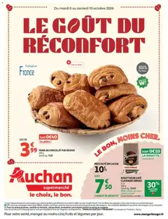 Prévisualisation de Auchan Café, automne supers du magasin Auchan formulaire valide 06/10/2026