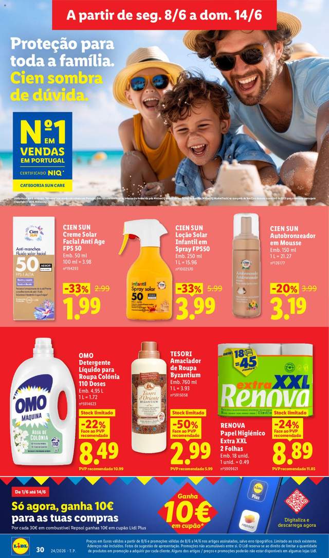 Novo folheto Lidl a partir de 08/06