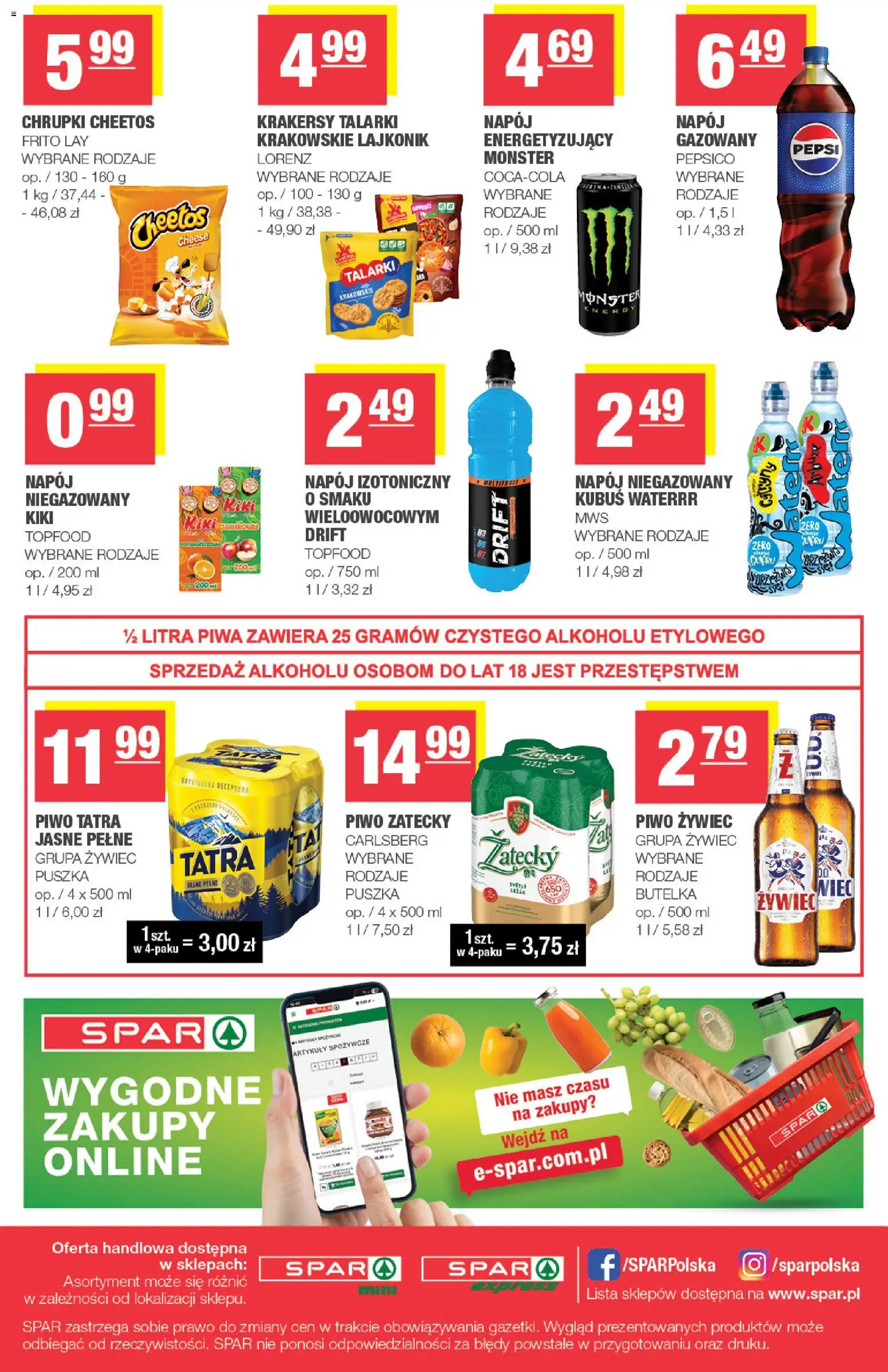 Pogląd gazetki "Spar gazetka - Mini" ze sklepu Spar ważnej od 26.08.2026