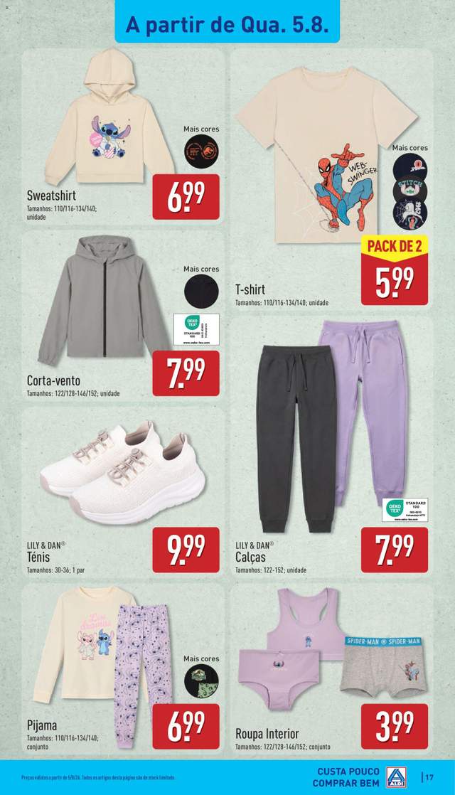 Novo folheto Aldi a partir de 03/08