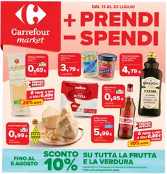 Anteprima dell'opuscolo Carrefour volantino Market - Roma dal negozio Carrefour valido da 13/07/2026