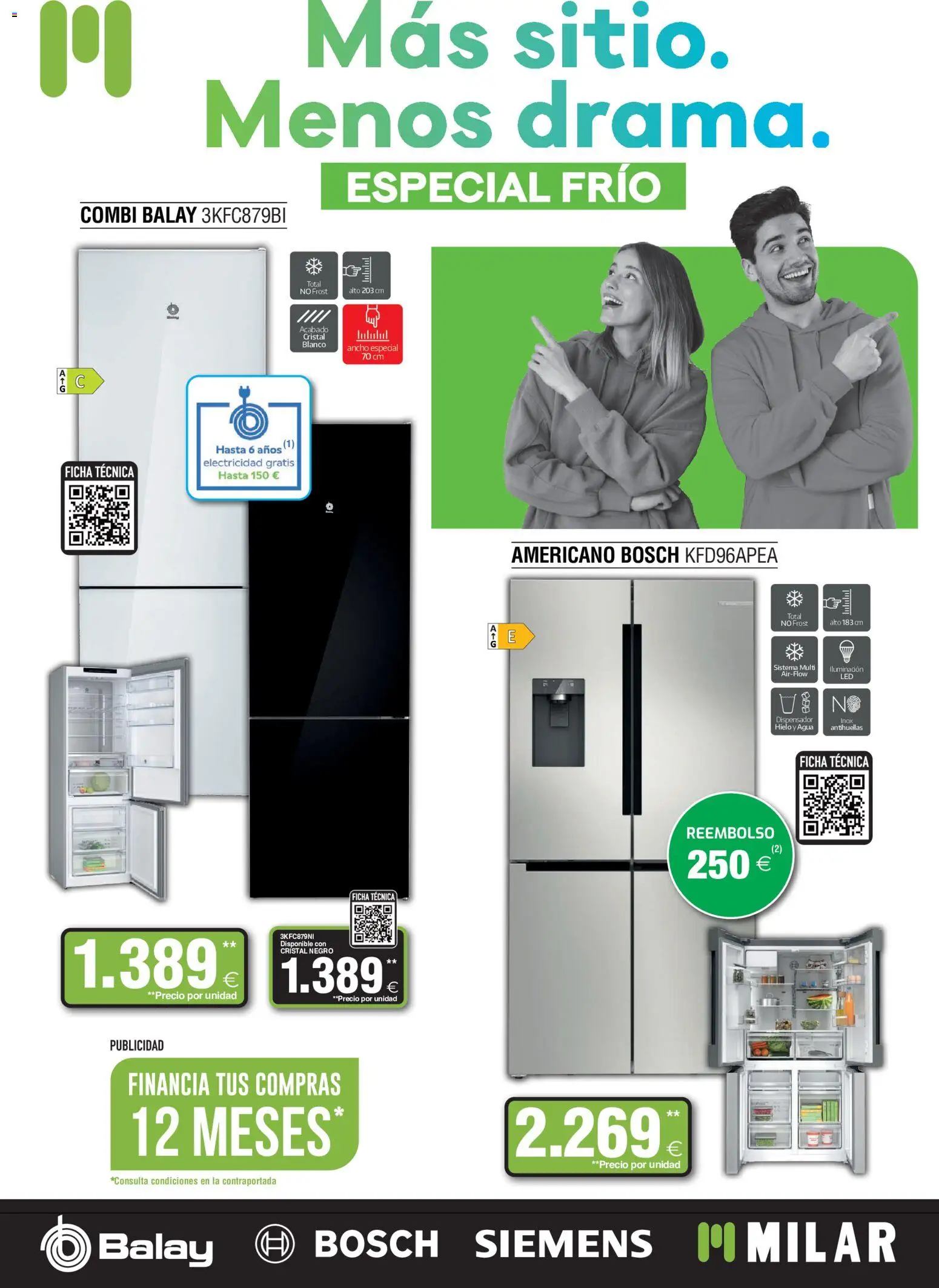 Vista previa del folleto de la tienda Milar válido desde el 01/06/2026 - Agua, Hielo, Iluminación, Combi, Dispensador