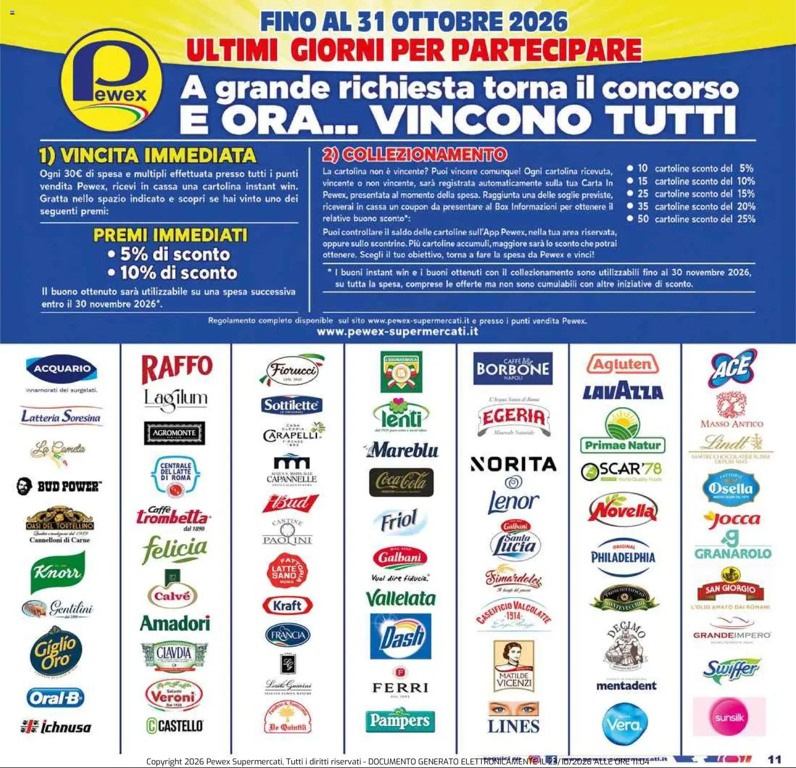 Anteprima dell'opuscolo Pewex volantino dal negozio Pewex valido da 23/10/2026