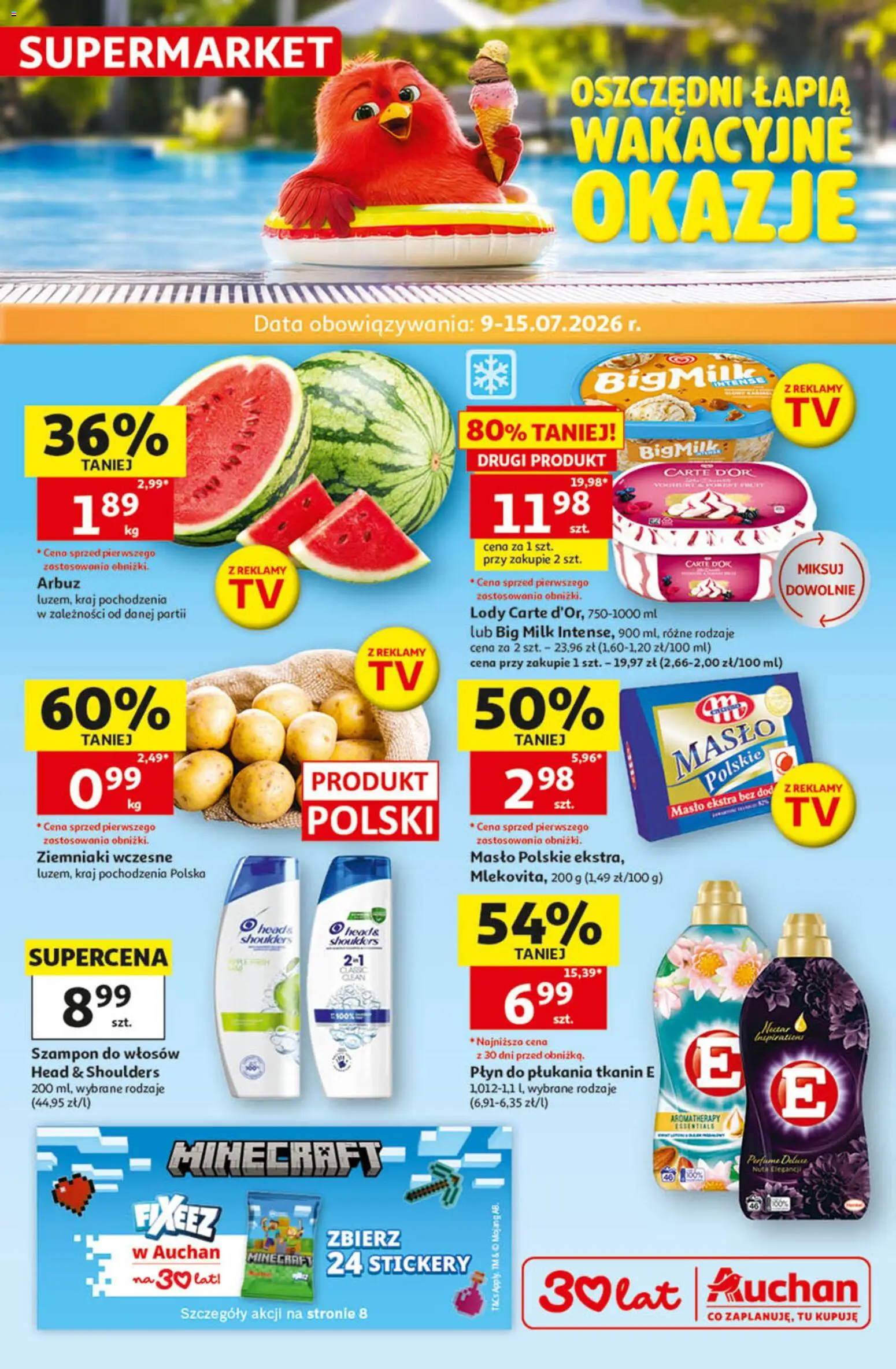 Pogląd gazetki "Auchan gazetka" ze sklepu Auchan ważnej od 09.07.2026