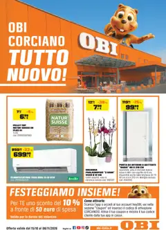 Anteprima dell'opuscolo OBI volantino Corciano Tutto Nuovo dal negozio OBI valido da 15/10/2026