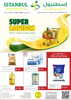 Preview of the catalogue Istanbul Supermarket catalogue of store Istanbul Supermarket valid from 23 Jul, 2026