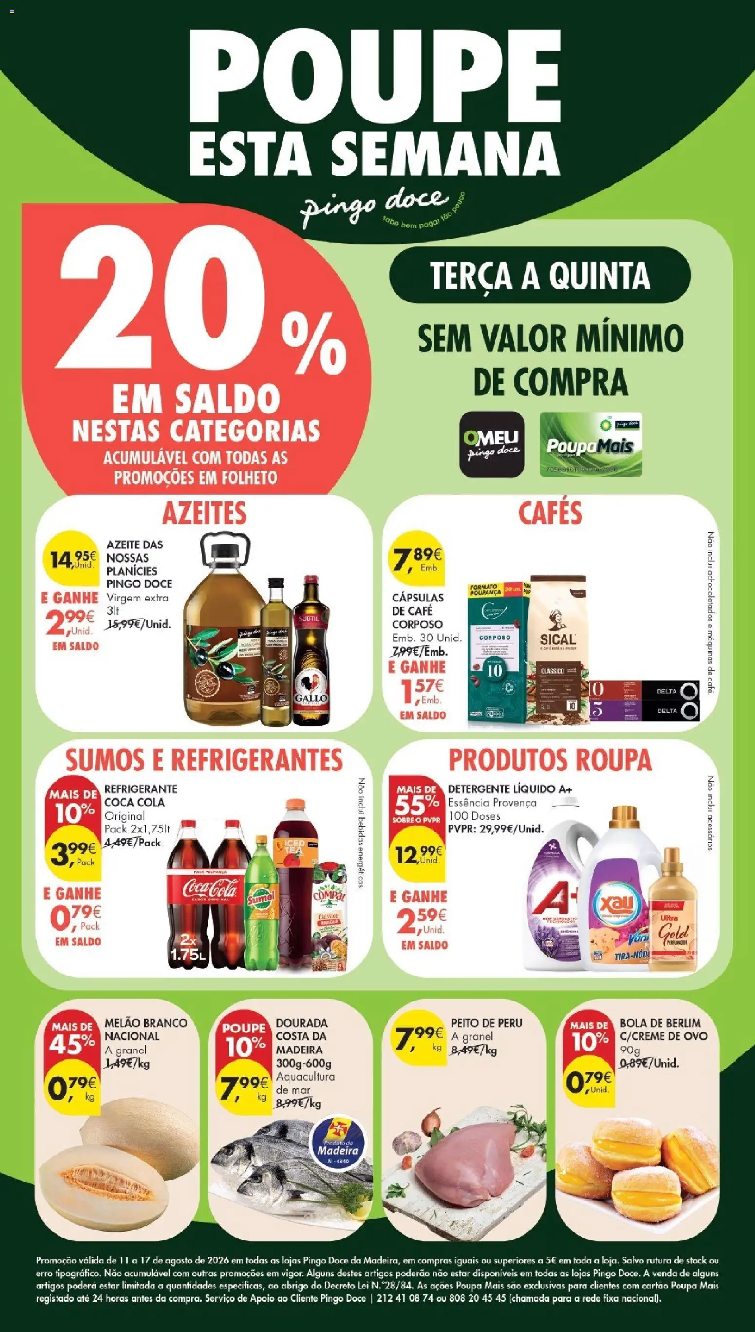 Pré-visualização do folheto da loja Pingo Doce válida a partir de 11/08/2026