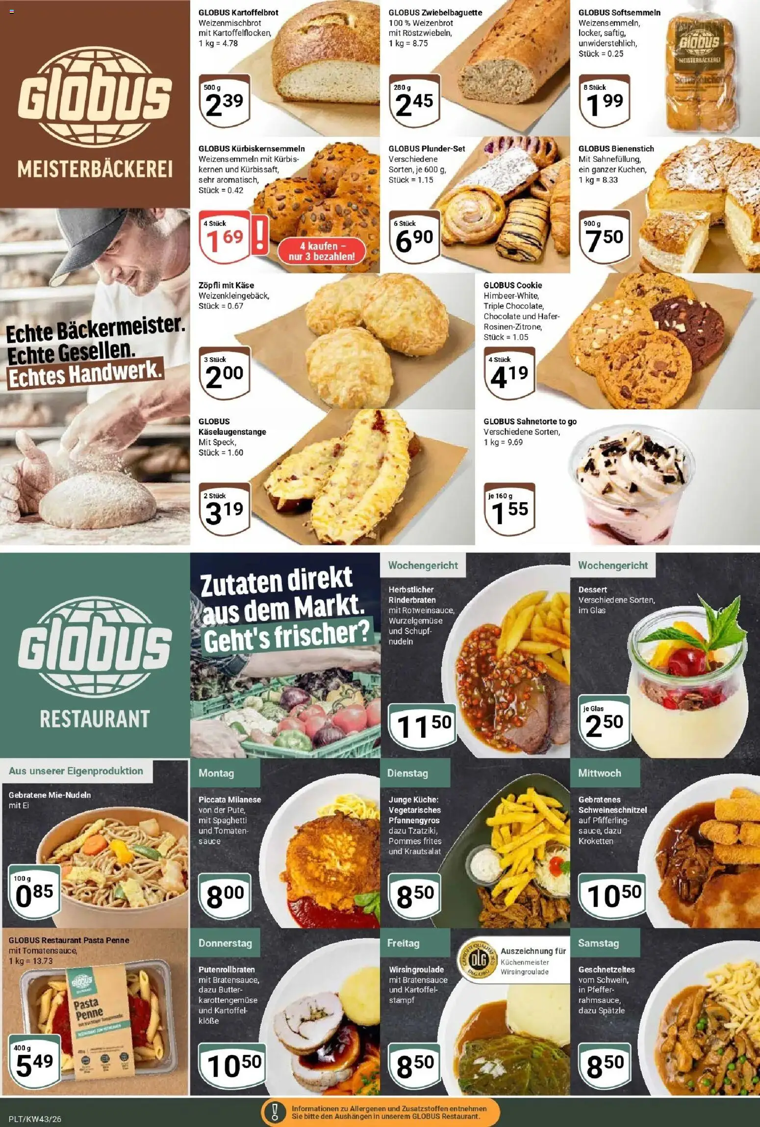 Vorschau von dem Prospekt des Geschäftes Globus, gültig ab dem 19.10.2026