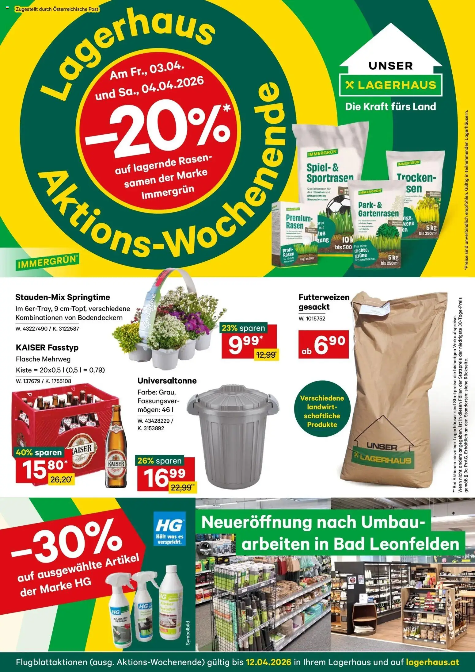 Vorschau der Angebote: Lagerhaus Lagerhaus Wochen Angebote gültig ab 30.03.2026 - Bad