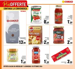 Anteprima dell'opuscolo Conad volantino Più Offerte dal negozio Conad valido da 07/10/2026