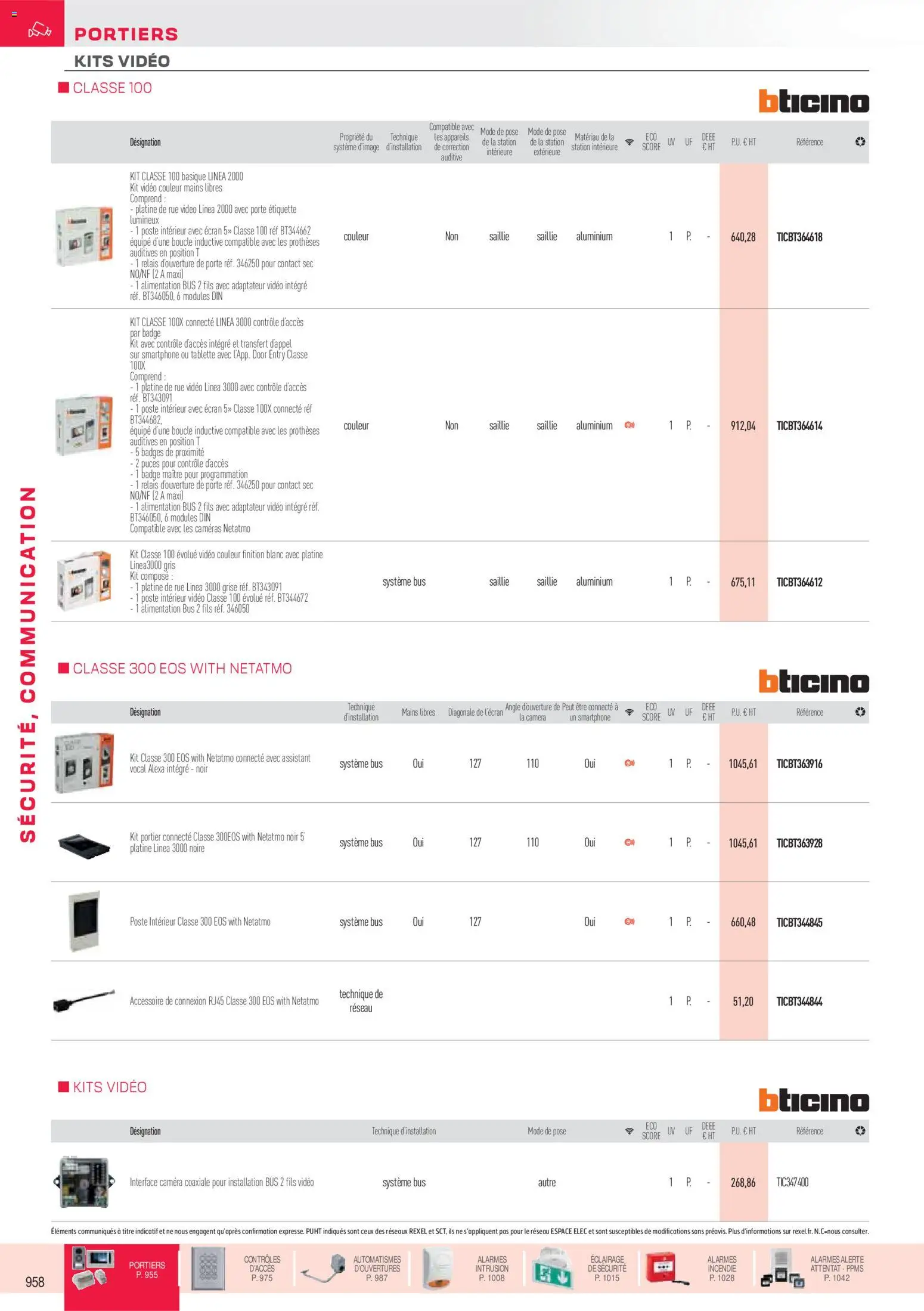 Prévisualisation de Brochure sécurité, communication du magasin Rexel formulaire valide 18/11/2025 - Vidéo, Alimentation, Smartphone, Tablette, Adaptateur, Éclairage, Caméra, Portier