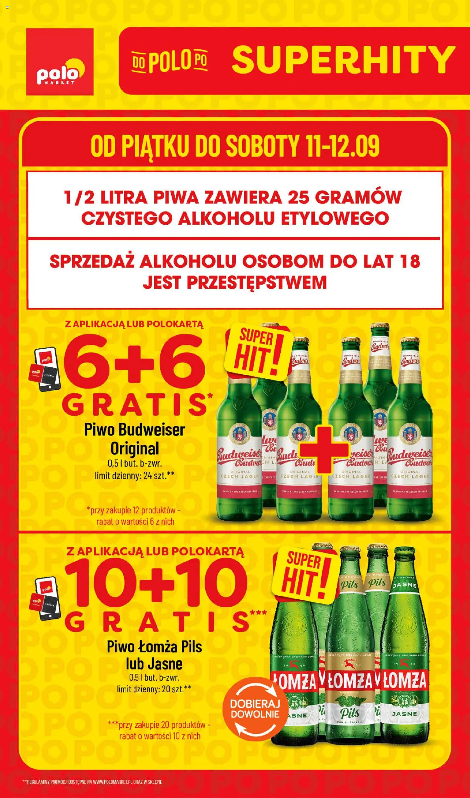 Pogląd gazetki "POLOmarket gazetka - Super Hity" ze sklepu POLOmarket ważnej od 11.09.2026