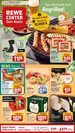 Vorschau von dem Prospekt des Geschäftes Rewe, gültig ab dem 21.06.2026