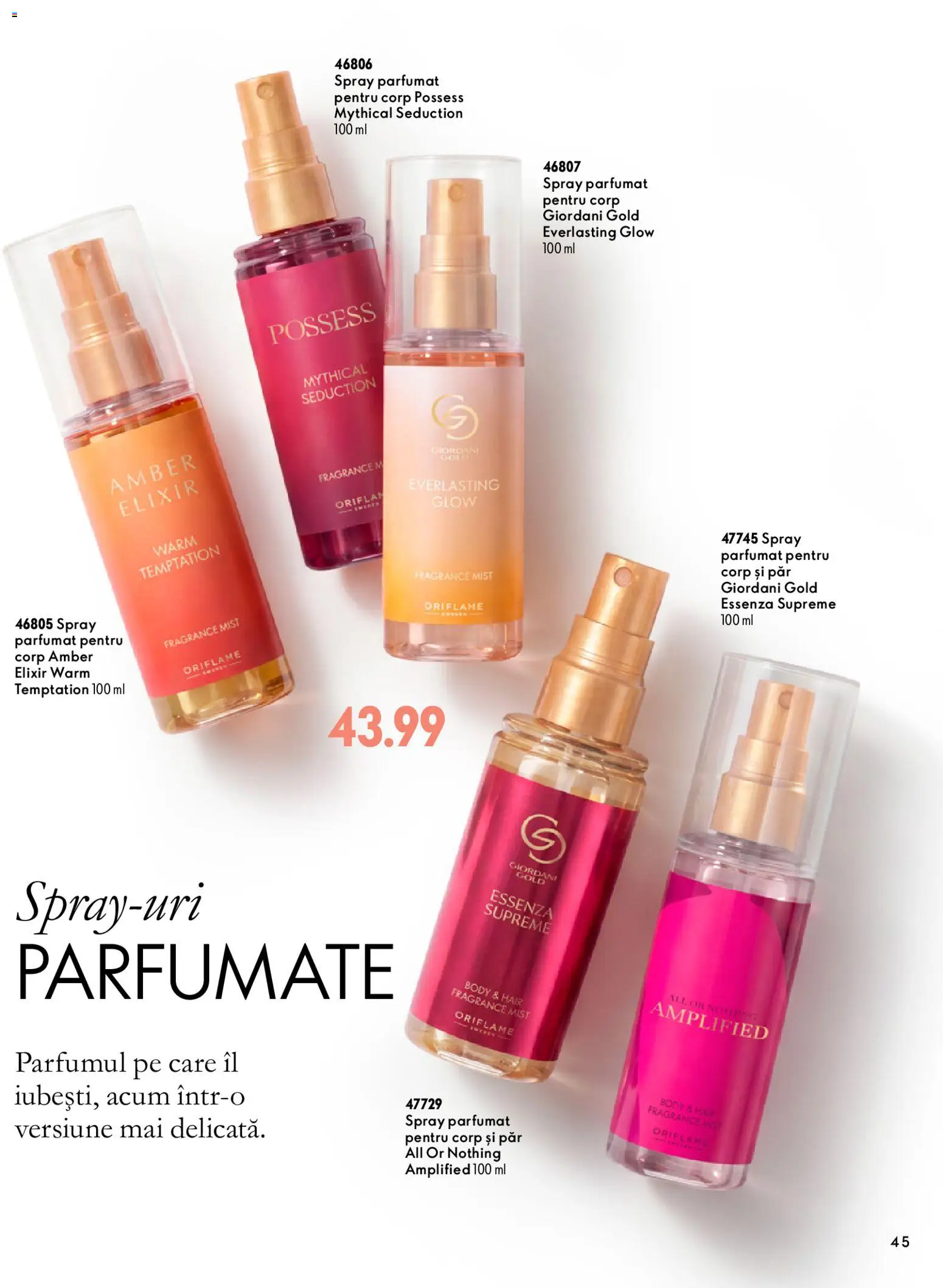 Previzualizarea de cataloage: Oriflame Oriflame Catalog 15 2026 valabil de la 11.11.2026 - Body, Elixir