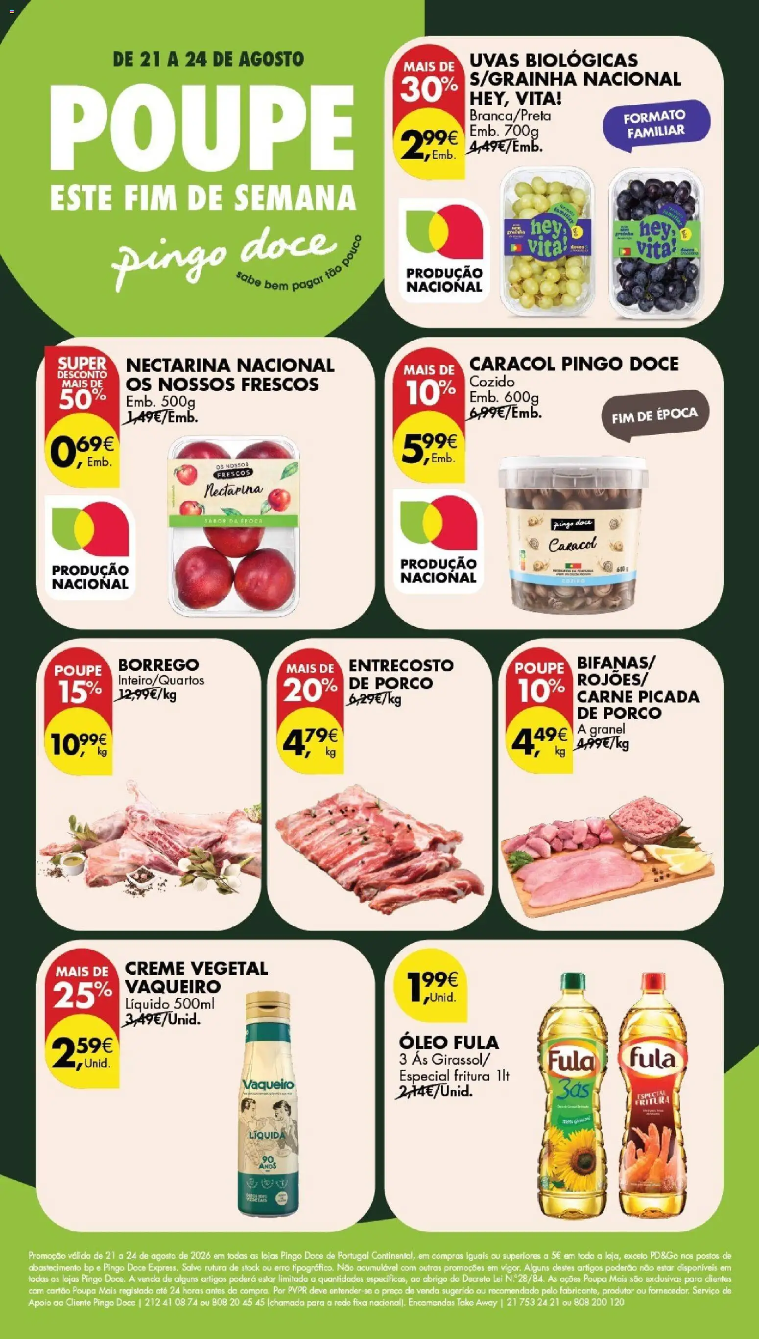 Pré-visualização do folheto da loja Pingo Doce válida a partir de 21/08/2026