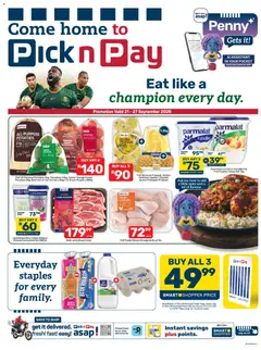 Preview of Pick n Pay flyer valid from 21/09/2026