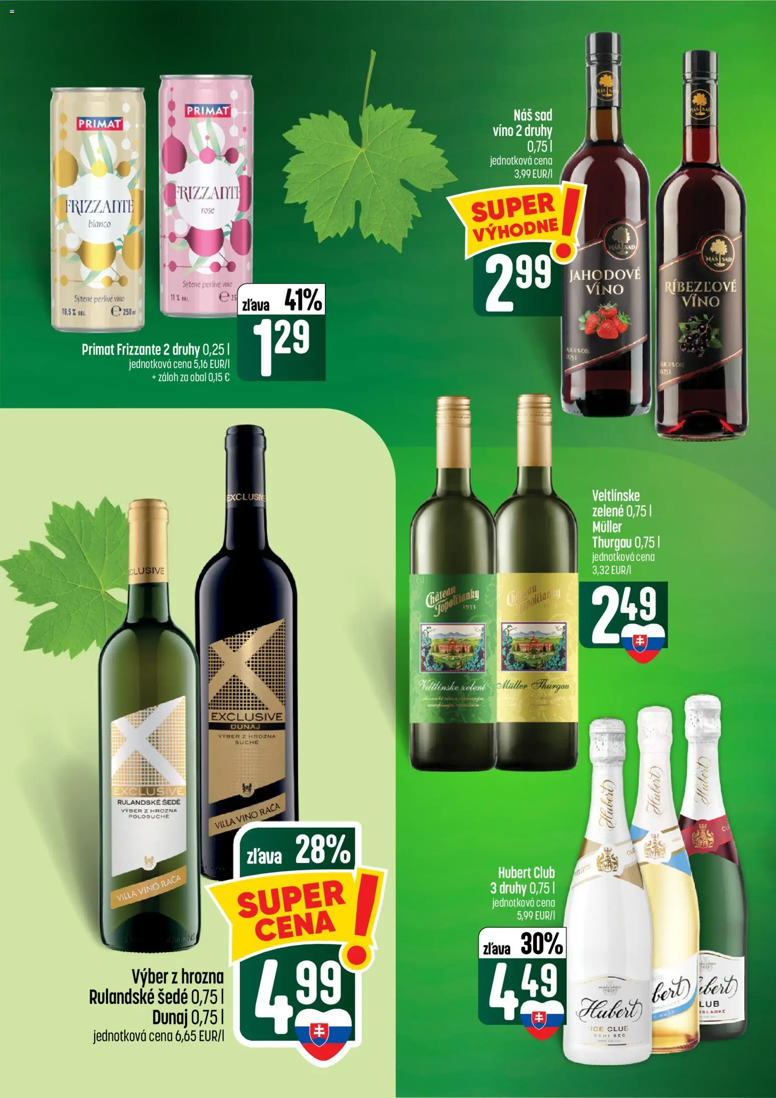 Náhľad COOP Jednota letáku platného od 08.10.2026 - Víno, Perlivé víno